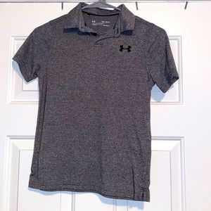 Boys Under Armour Polo grey size medium